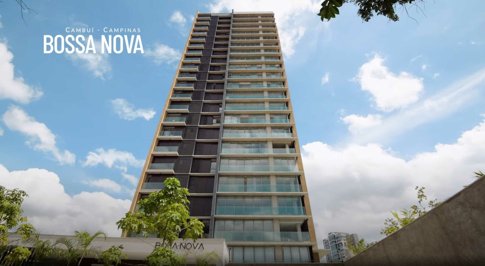 Fachada do edifício residencial Bossa Nova
